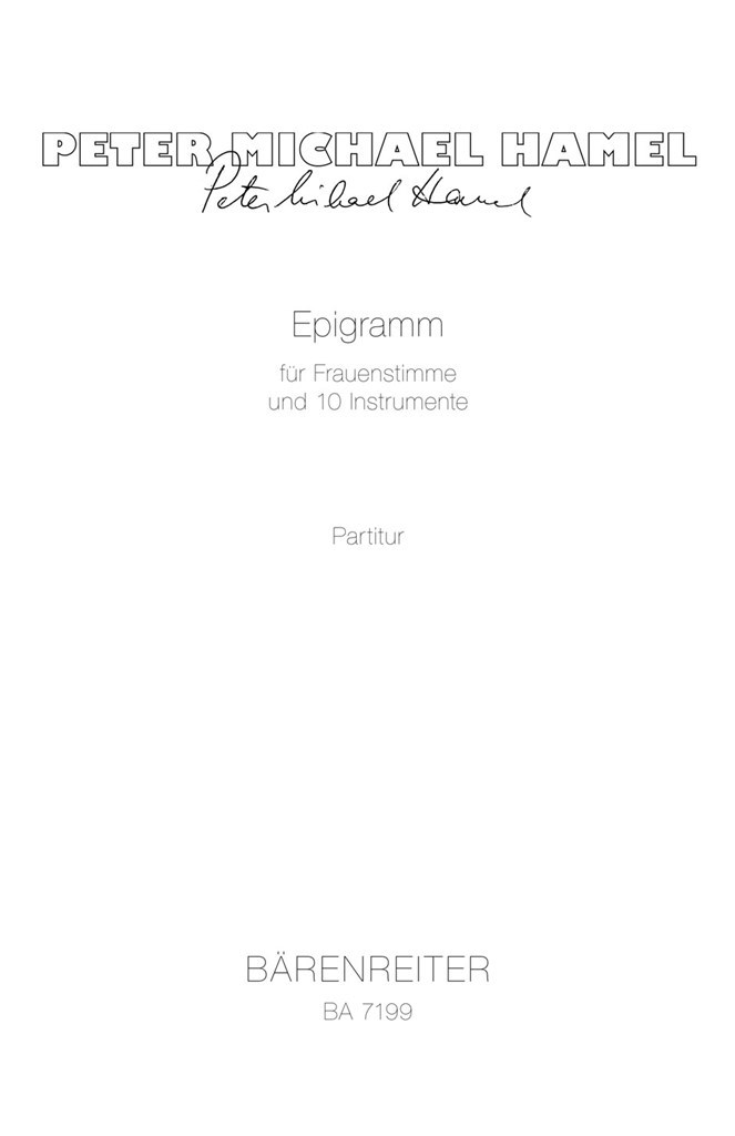 Epigramm